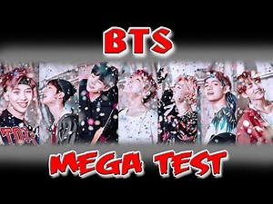 BTS MEGA TEST |KPOP QUIZ| "All about BTS" pt.2