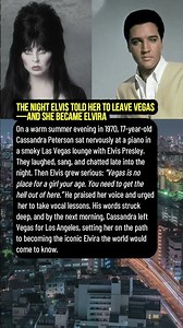 The Night Elvis Told Her to Leave Vegas —and She Became Elvira