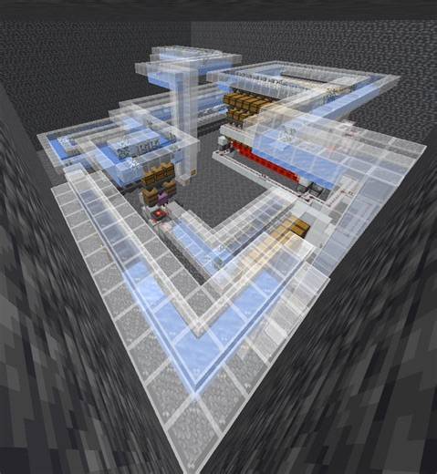Minecraft Schematic Uzi v3 donut smp kelp farm 50m  Per hour by anthonyb2 | abfielder.com