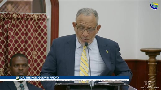 The Estimates of Revenue and Expenditure for 2026 was tabled in Parliament today. The amount in total is one billion, eight hundred and eighty-five million, six hundred and nine thousand, nine hundred and sixty-five dollars, ($1,885,609,965). According to Prime Minister and Minister of Finance, Dr. The Hon. Godwin Friday, these figures represent a two (2) per cent increase over the approved budget for 2025. Dr. Friday also announced over 100 new positions in different ministries. #API #estimates