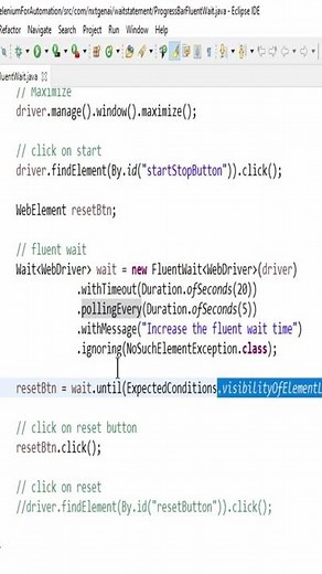 Selenium Interview Questions & Answers : 32. Fluent Wait