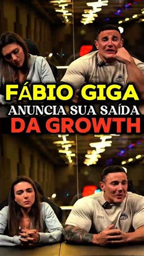 FÁBIO GIGA ANUNCIA SUA SAÍDA DA GROWTH #bodybuilding #fabiogiga #academia #musculação #shorts