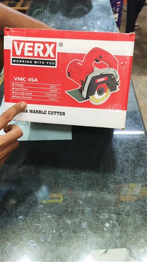 VERX HEAVY DUTY MARBLE CUTTER MACHINE 🔥💯 #shorts