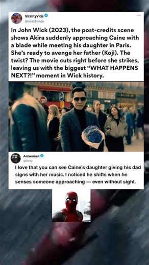 John Wick (2023): Akira vs Caine — Post Credits scene #johnwick #shorts