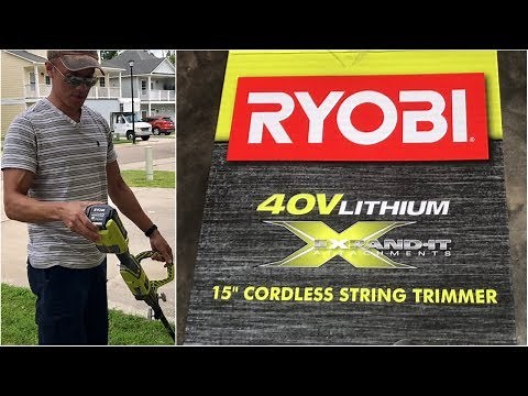 ✅Best Cordless Weed Eater Grass 🌾 Edger Trimmer Electric 40V Battery Powered by Ryobi Blower Review