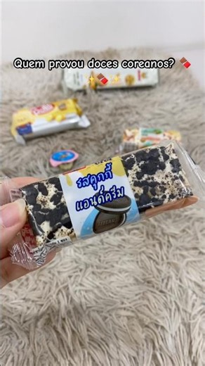 Quem provou doces coreanos? 🍫✨🍫✨