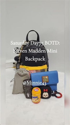 Saturday BOTD: Steve Madden Mini Backpack! #stevemadden #botd #backpacks #minnieshandbags #bags