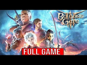 BALDUR'S GATE 3 Full Gameplay Walkthrough - No Commentary 4K (#BaldursGate3 Act 1 Full Game)