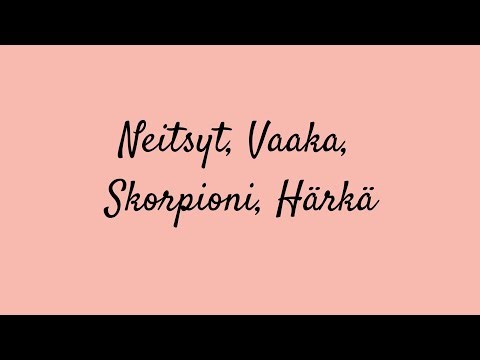 Horoskooppitulkinta: Ken onni on, se saapukoon