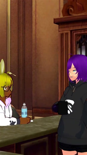 yuri's coffee #mmd #mmdshorts