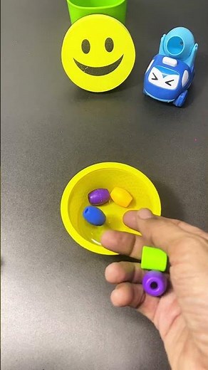 🌈 Rainbow Balls Dropping into Yellow Bowl with Gentle Echo Waves| Calm, Relaxing and Satisfying ASMR