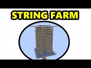 NEW UPDATE Minecraft 26.1.2 String Farm Tutorial | Infinite String Farm