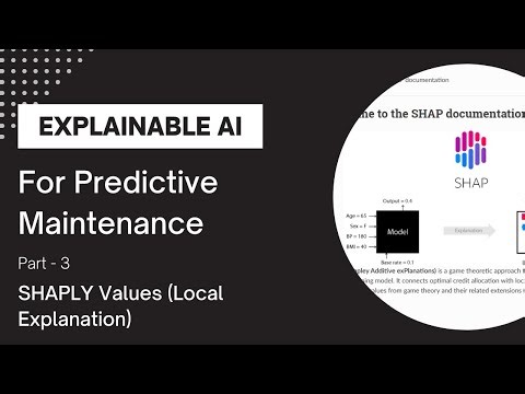 SHAPLY values for Explaining Machine Learning based Predictive Maintenance