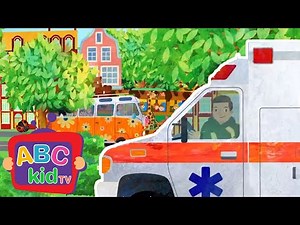 Wheels on the Bus and Vehicles 2 | Simple Learning Cartoons | ABC Kid TV Nursery Rhymes & Kids Songs