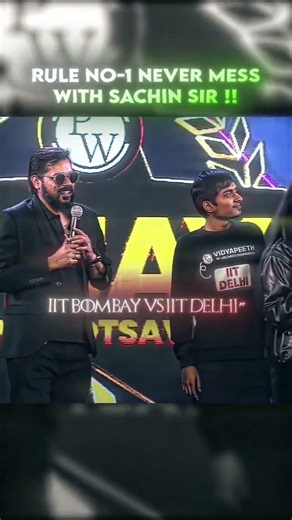 SACHIN SIR SUPREMACY 😈 PW event ka ultimate roast battle 😏Physics Wallah stage par IIT Bombay