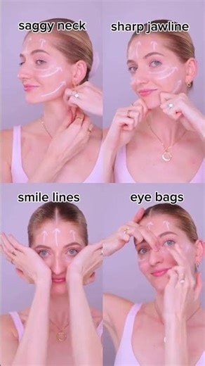 Face Yoga for Anti-Aging | Lift Saggy Neck, Remove Eye Bags & Define Sharp Jawline Naturally