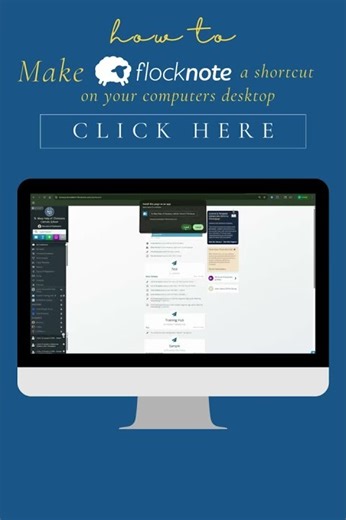 How to make Flocknote a shortcut on the desktop