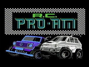 R.C. Pro-Am (Nintendo, 1987) - NES Gameplay