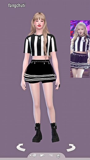 LIZ IVE-Baddie Sims 4 CC CAS Edit