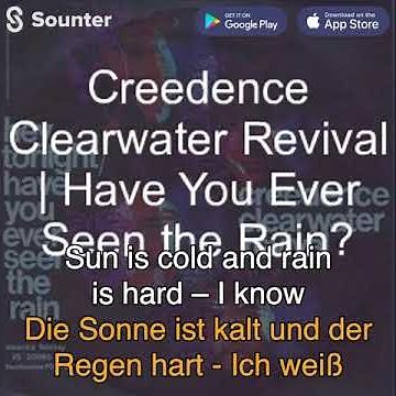 🔥🔥Englisch LERNEN mit MUSIK. Have you ever seen the rain - Creedence ( Deutsche Übersetzung )