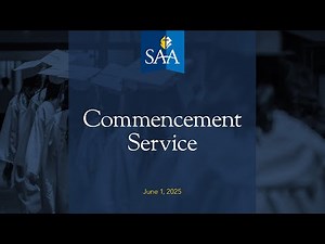 Commencement Service for Spencerville Adventist Academy - June 1, 2025