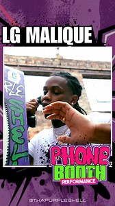 The Phone Booth on Instagram: "@lgmalique picked up the 📞 line with “Don’t Come Closer” on @thapurpleshell #PhoneBooth Out Now 🔥🔥 Full video available on YouTube 📍 “Dont Come Closer” streaming"