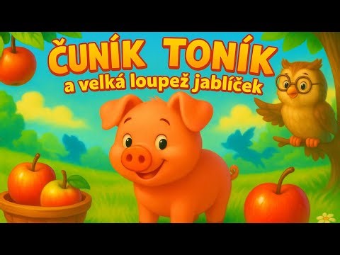 Čuník Toník a velká loupež jablíček 🐷🍎 - audio pohádka