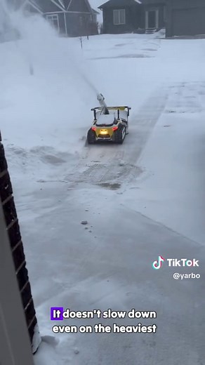 Effortless Snow Removal with Robotic Blowers
