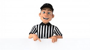 Fun 3d Cartoon Referee Sign Stock Footage Video (100% Royalty-free) 1063016260 | Shutterstock
