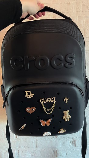 Stylish Crocs Designer Charms Backpack for the New Schoolyear!