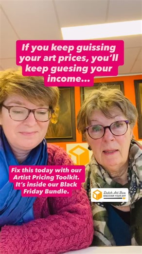 What if growing your art business didn’t require a giant course, a huge time commitment, or endlessly second-guessing yourself? What if all you needed was a simple, powerful structure that shows you exactly how to create income with your art… …how to price it confidently… …and how to stay on track so you actually make progress every single month? That’s exactly what the Artpreneur Abundance System is. And this week only, you can get the full system for €97 (normally €388 — you save €291). Inside