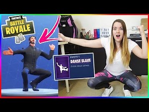 MA COPINE DANSE "SLAVE" DE FORTNITE ! ELLE SE BLESSE ?!