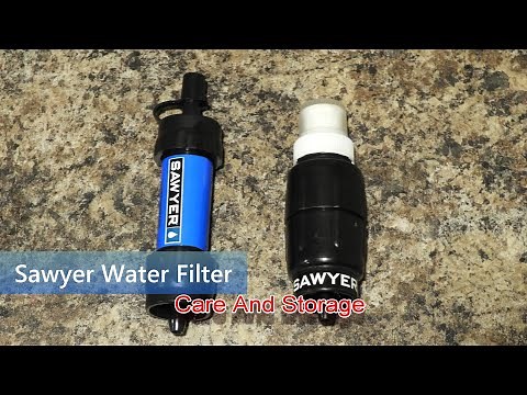 Sawyer Water Filter Cleaning and Storage