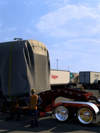 359 Peterbilt FJX Rail Car in American Truck Simulator