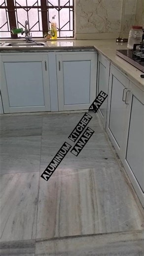 aluminium modular kitchen cabinet #modular #aluminium #kitchen #karpenter #home#yt #viral #shorts