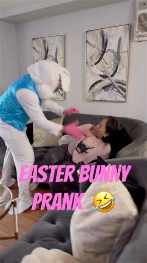 Easter Bunny Prank #prank #easter #easterbunny #funny