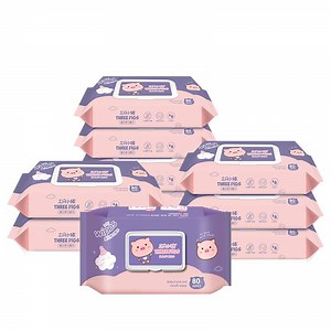 [Hot Item] 100% Biodegradable Flushable Material Organic babies Toilet Tissue Wet Wipes for Baby