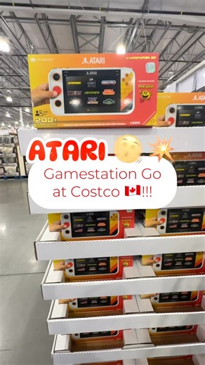 NEW!!! @atari Gamestation Go Portable Game Station is now available @costco_canada 🫨 Drop a comment below if you are buying this one!! Price $199.99 📍NW Vaughan #Costco #CostcoFinds #CostcoDeals | Costco Finds Canada