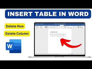 Microsoft Word Me Table Kaise Banaye | How to Insert Table in Word | Easy Tutorial