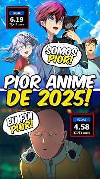 What were the WORST ANIME of 2025? 😨💔
