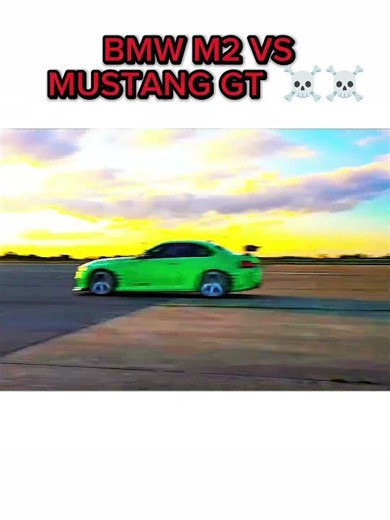 BMW M2 vs Mustang GT 🔥Ultimate Showdown | Sound & Speed Battle #carshorts #1ontranding #BMW #mustang