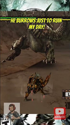 Diablos Went Wild 😭 | Monster Hunter Freedom Unite #gamingshorts