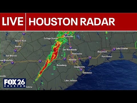 LIVE: Tornado watch; Houston radar (no sound)
