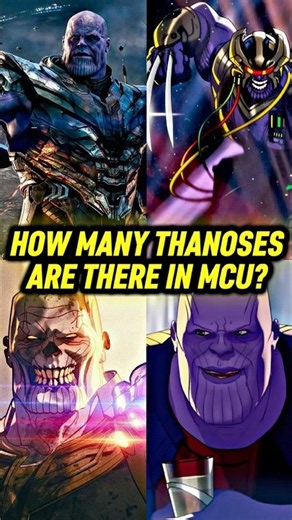 How Many Thanos Variants Are There in the MCU? #thanos #mcu
