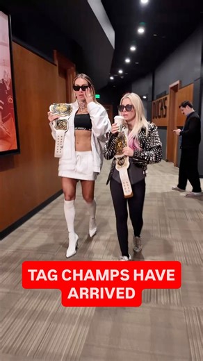 1.1M views · 19K reactions | The WWE Women’s Tag Team Champs are fueled up and ready to put their title on the line TONIGHT when they face #Bayley & #LyraValkyria on #WWERaw! | WWE | Facebook