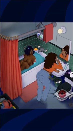 Alien in the bathtub #art #digitalart #speedpaint #illustration