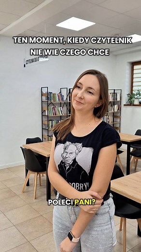 Każdy bibliotekarz zna ten moment - czytelnik, który zupełnie nie wie czego chce 🙈 #biblioteka #bialogard #czytaniejestfajne #polecaneksiązki #panizbiblioteki | Białogardzka Biblioteka Publiczna im. Karola Estreichera