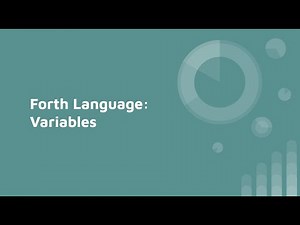 Forth Programming Language: Variables