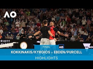 Kokkinakis/Kyrgios v Ebden/Purcell Highlights (F) | Australian Open 2022