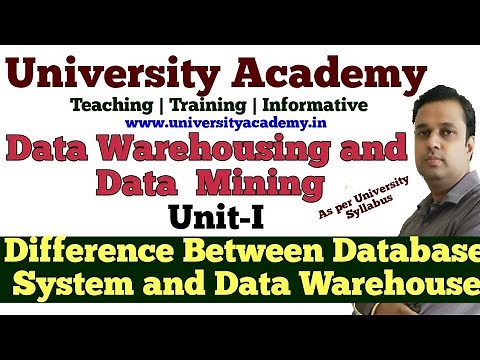 DWM5: Metadata in Warehouse| difference between database system and data warehouse in hindi